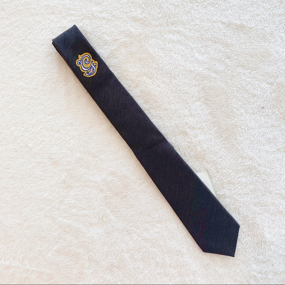 Nwt Authentic Gucci Twill Wool Silk Slim Tie